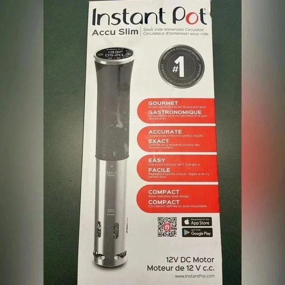 Instant® Accu Slim™ Sous Vide Immersion Circulator used once in original box - Picture 12 of 13